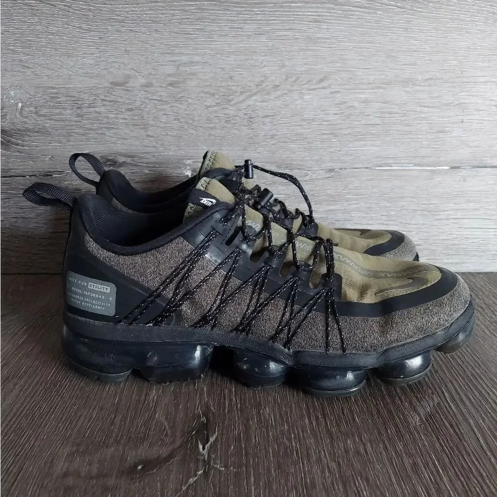 Nike Air VaporMax Run Utility AQ8810-201 'Medium Olive' Size 8